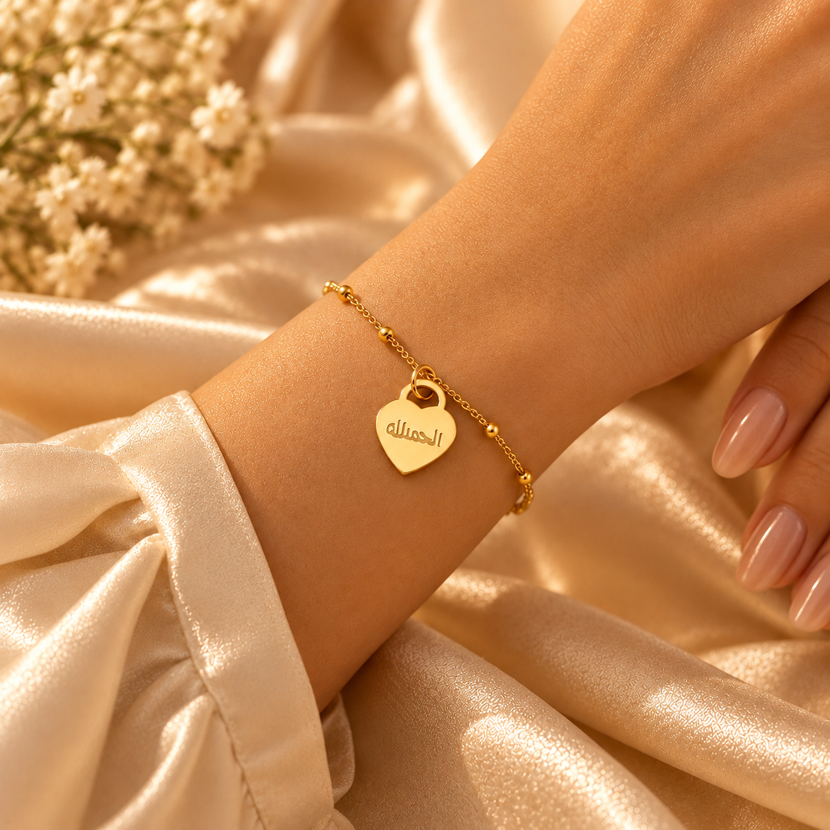 Alhamdulilah Heart Bracelet