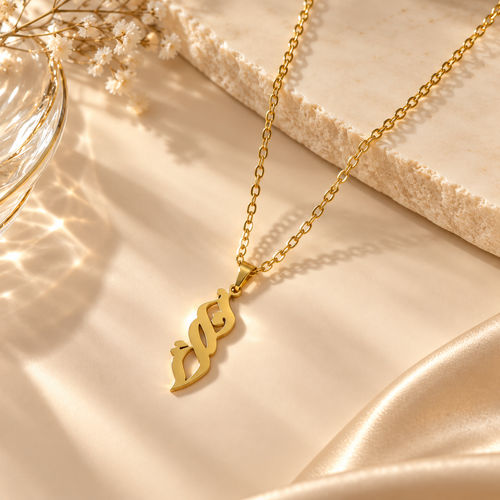 Flame Feather Necklace