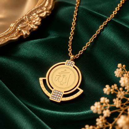 Allah Crystal Necklace