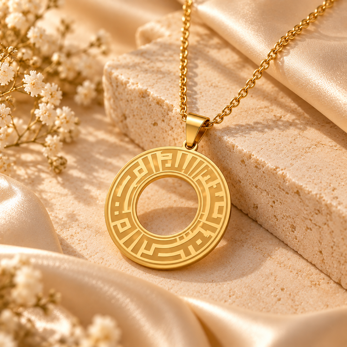 Bismillah Void Necklace