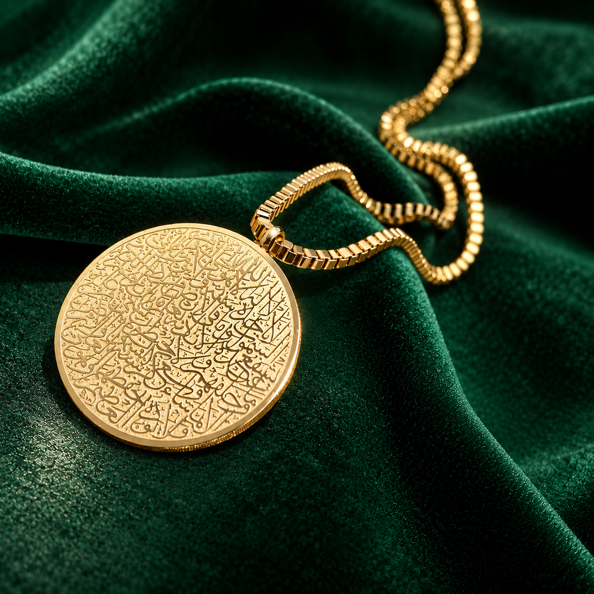 Ayatul Kursi Medallion Necklace