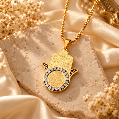 Hamsa Protection Necklace