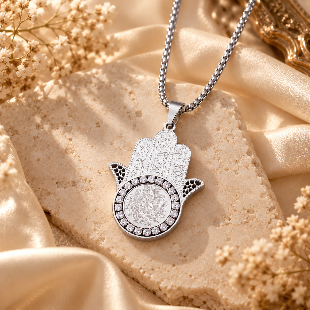 Hamsa Protection Necklace