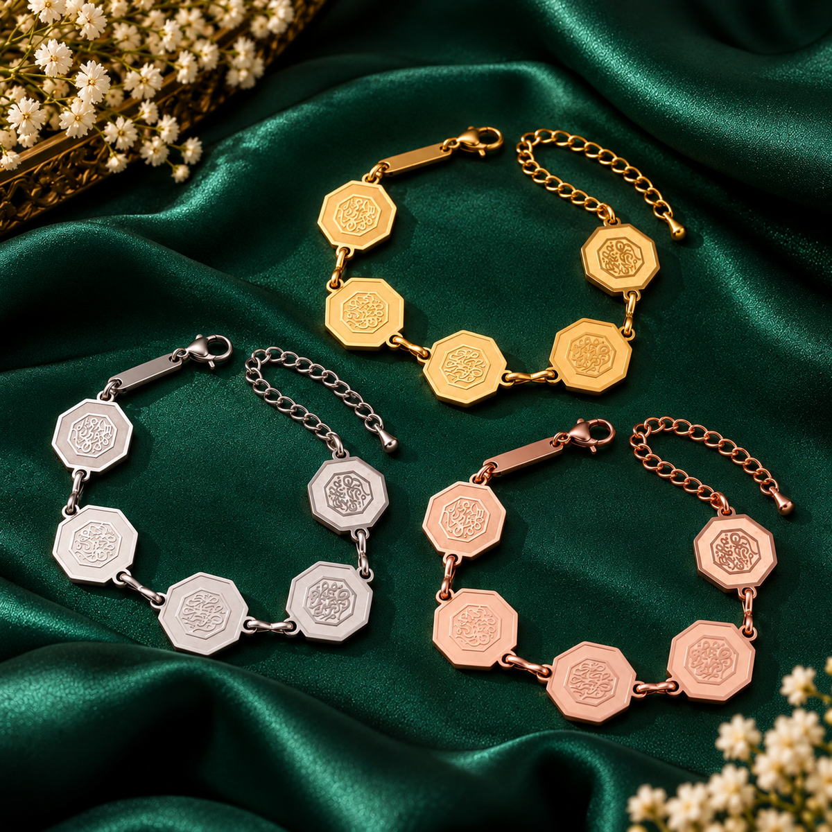 Octagon Patience Bracelet