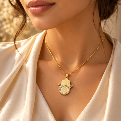 Hamsa Protection Necklace