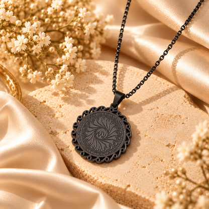 Allah Flower Medallion Necklace