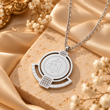 Allah Crystal Necklace