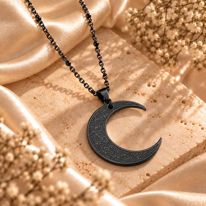 Ayatul Kursi Moon Necklace