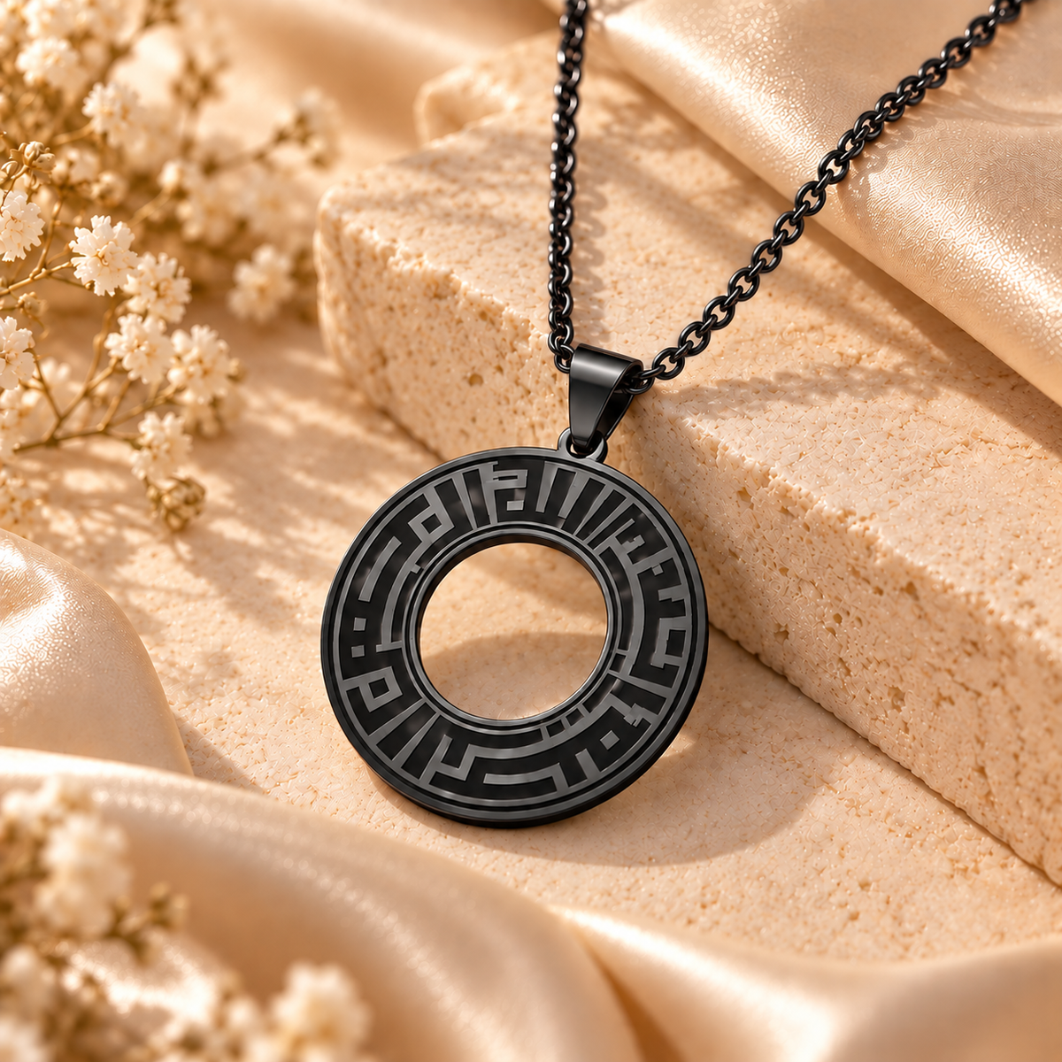 Bismillah Void Necklace