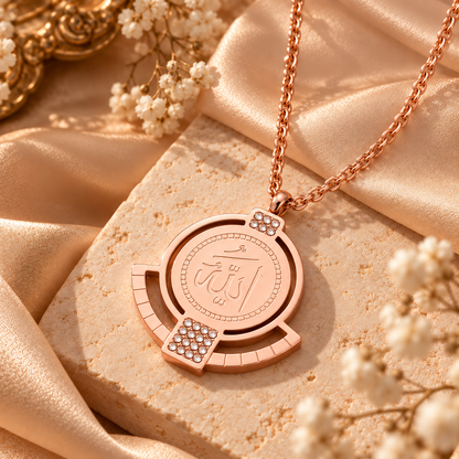 Allah Crystal Necklace