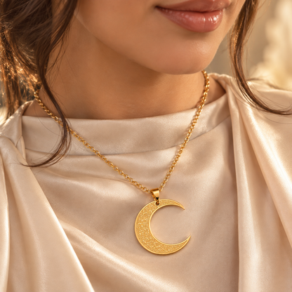Ayatul Kursi Moon Necklace