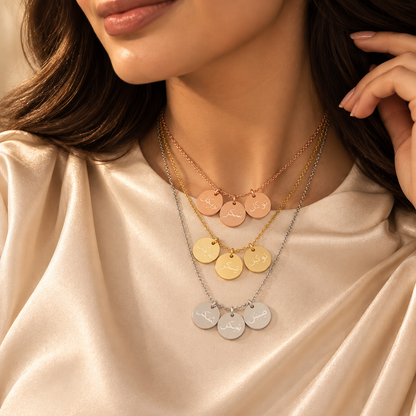 Sabr Shukar Tawakkal Coin Necklace