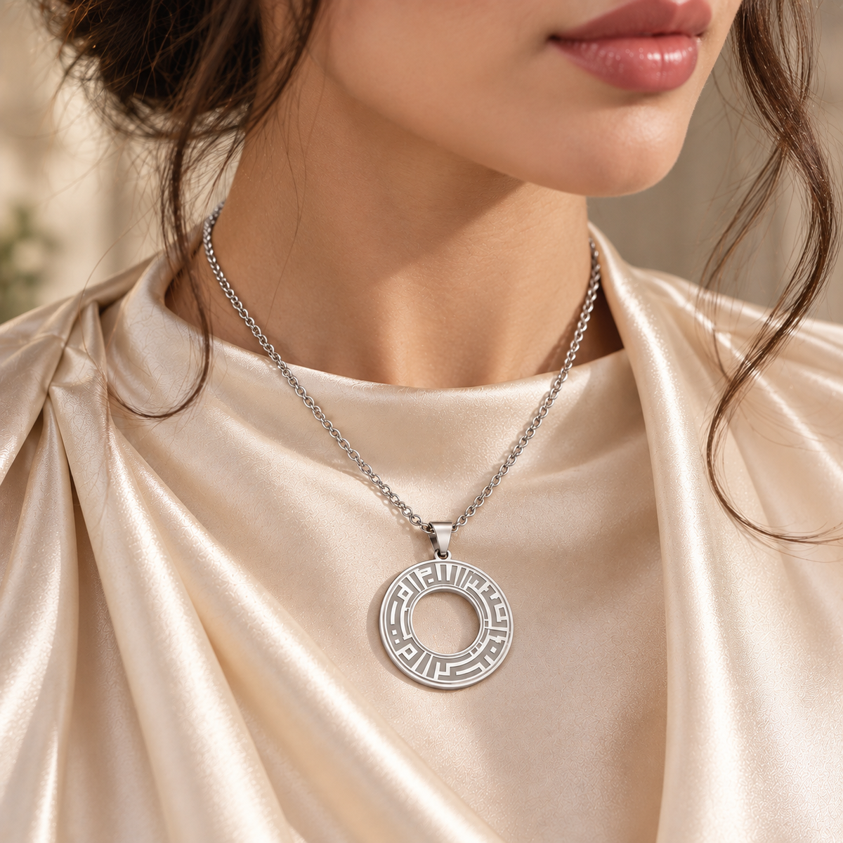 Bismillah Void Necklace