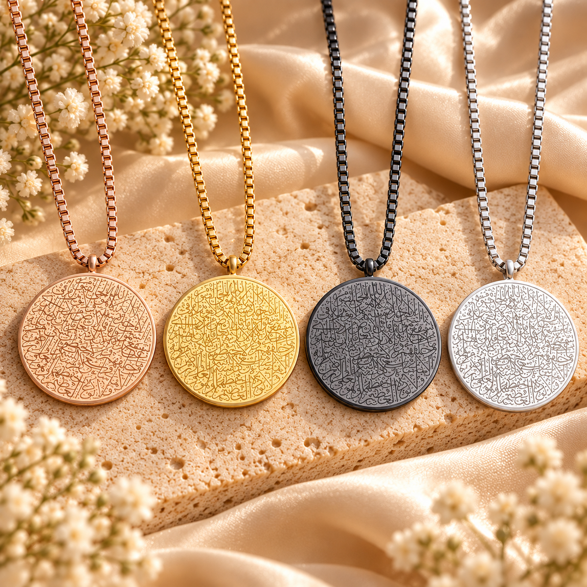 Ayatul Kursi Medallion Necklace
