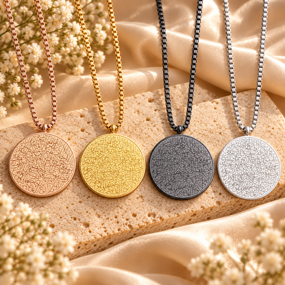 Ayatul Kursi Medallion Necklace