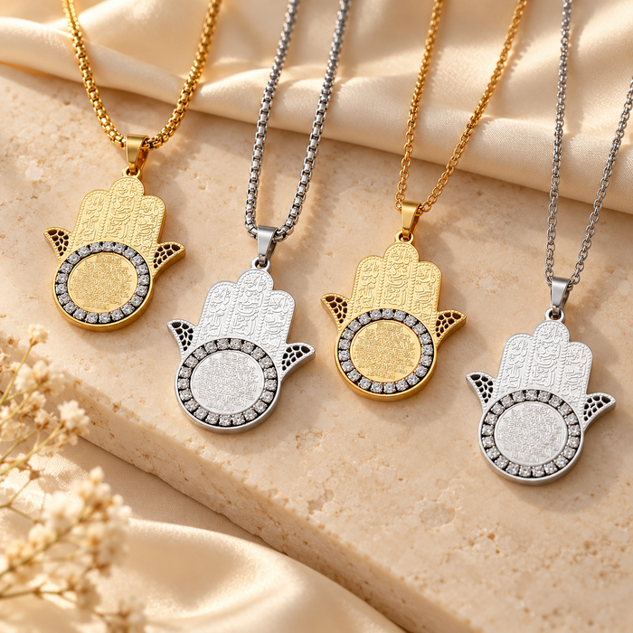 Hamsa Protection Necklace