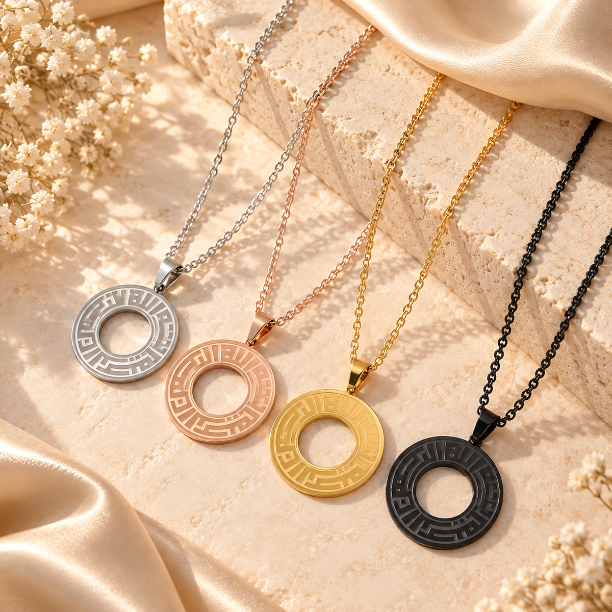 Bismillah Void Necklace