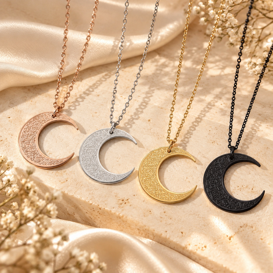 Ayatul Kursi Moon Necklace